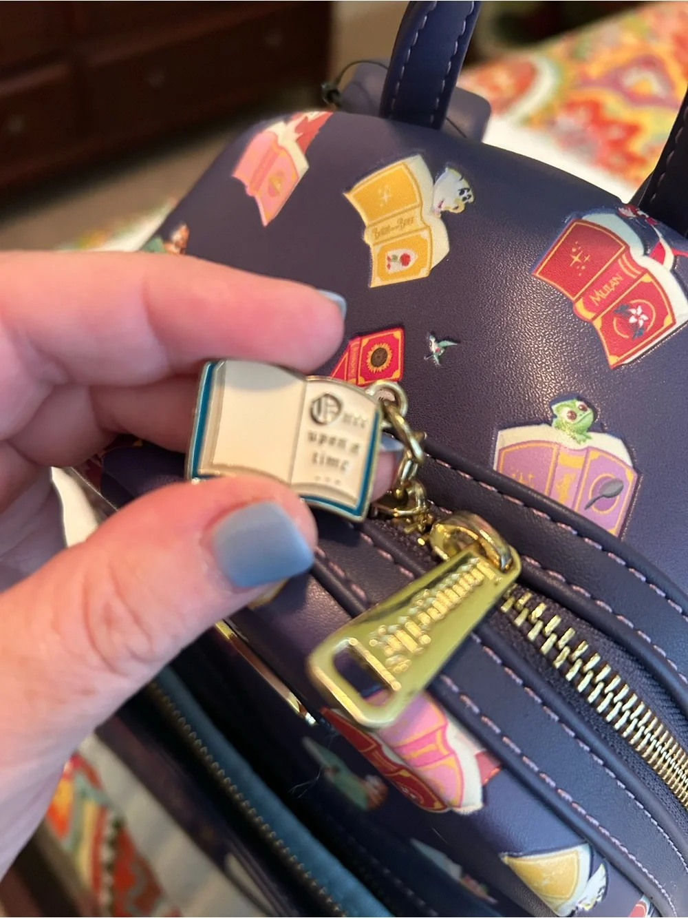 Disney Loungefly Princess Storybook Backpack and Wallet Set